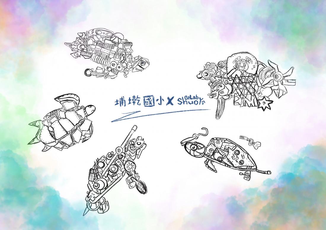 海龜老師繪出學生作品