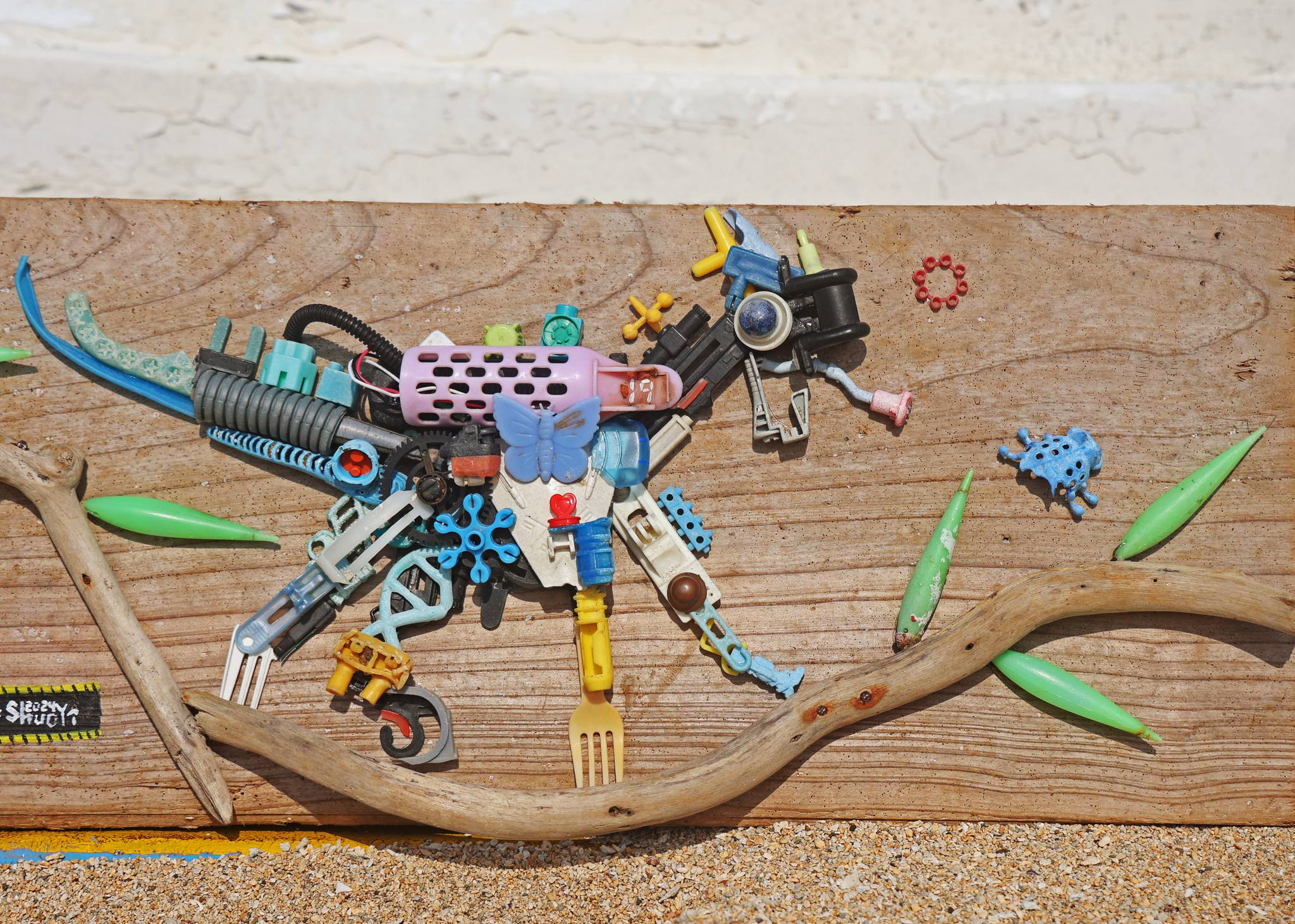 熱愛賽博龐克風格的藝術家海龜，使用了澎湖