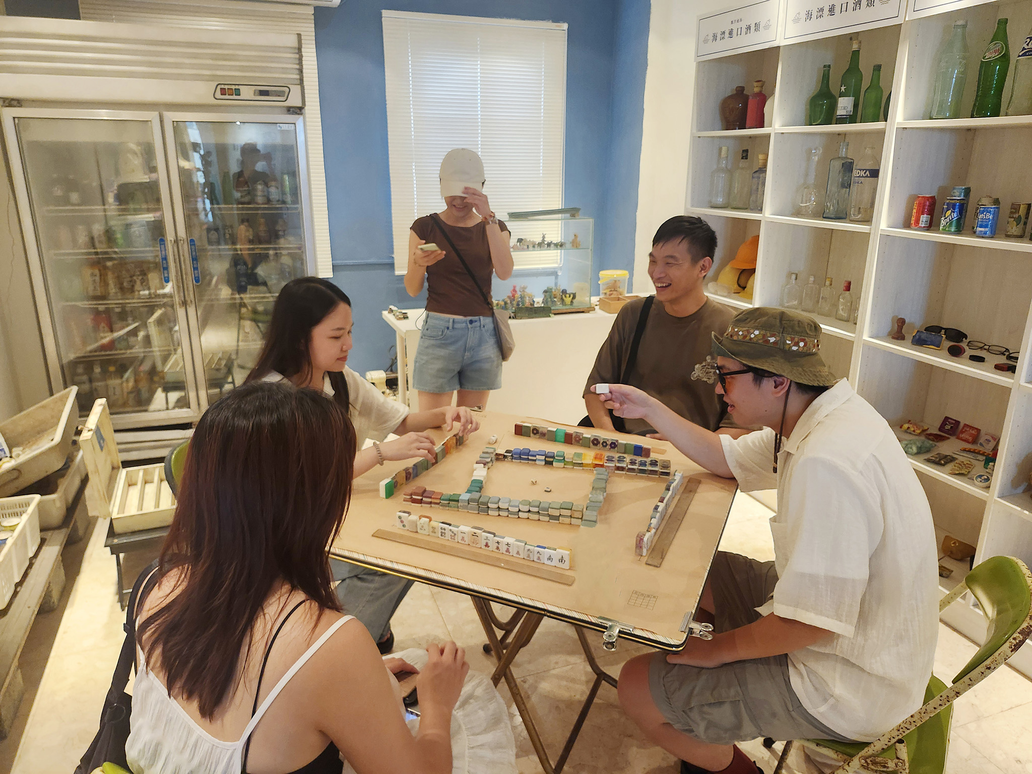 展品：等你來胡麻將桌。海漂實驗室的經典蒐