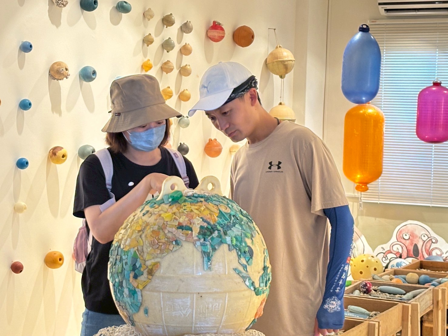 The exhibition featu